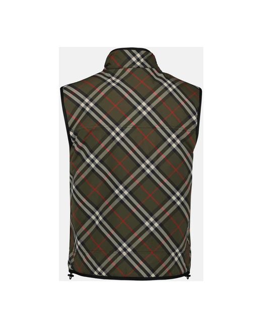 Burberry Green Waistcoats for men