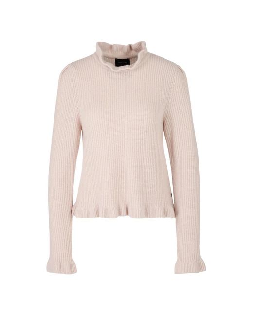 Marc Cain Truien & Vesten ,Bruin ,Taupe Sweater Zc 41.15 M15 in het Pink