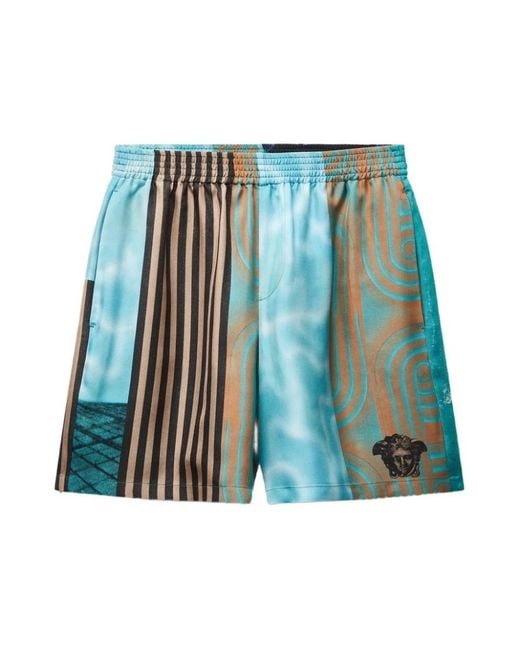 Versace Blue Beachwear for men