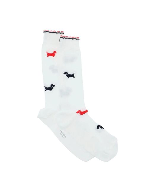 Underwear > socks Thom Browne en coloris White