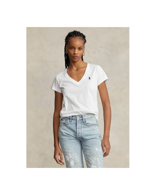 Polo Ralph Lauren White T-Shirts