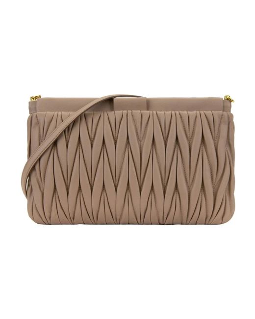 Miu Miu Cross Body Bags in het Brown