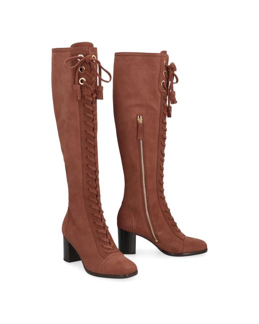 Alberta Ferretti Brown Heeled Boots