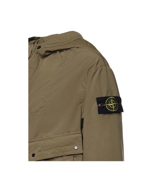 Stone Island Green Light Jackets for men