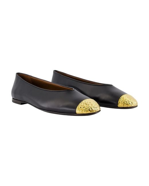 Giuseppe Zanotti Black Ballerina Shoes