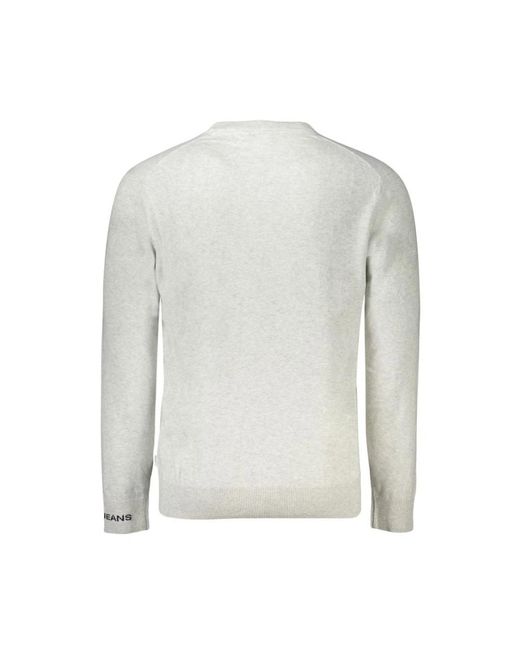 Pepe Jeans Gray Round-Neck Knitwear for men