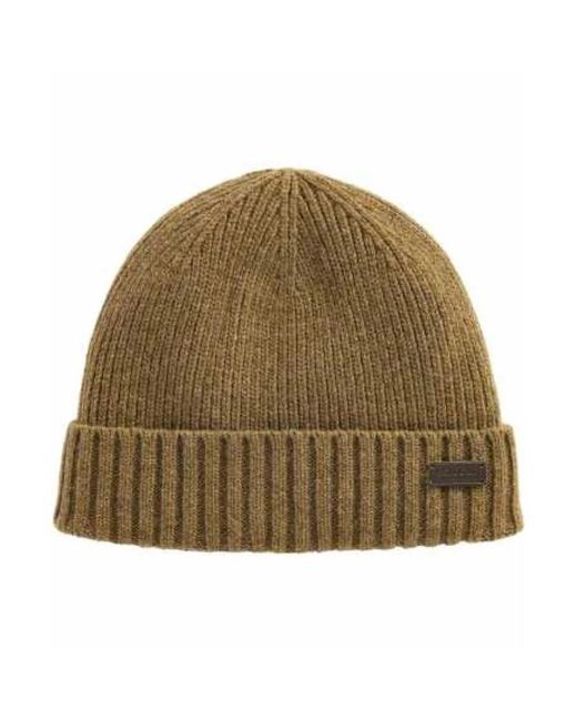 Barbour Accessoires ,Bruin ,Wol Carlton Beanie in het Green