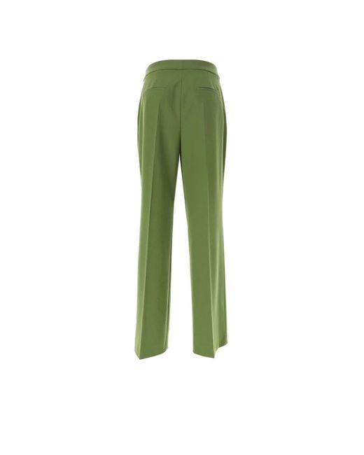 Karl Lagerfeld Green Wide Trousers