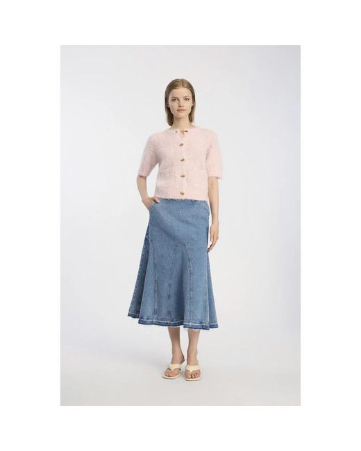Munthe Truien & Vesten ,Roze ,Ovilla Knit in het Purple