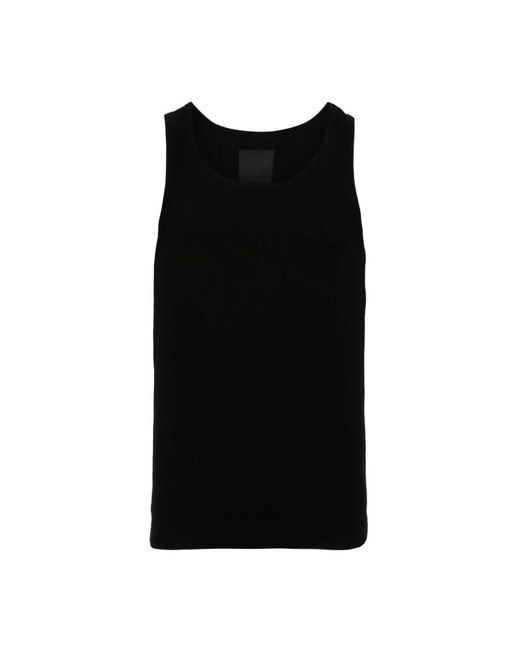 Sleeveless Tops Givenchy de hombre de color Black