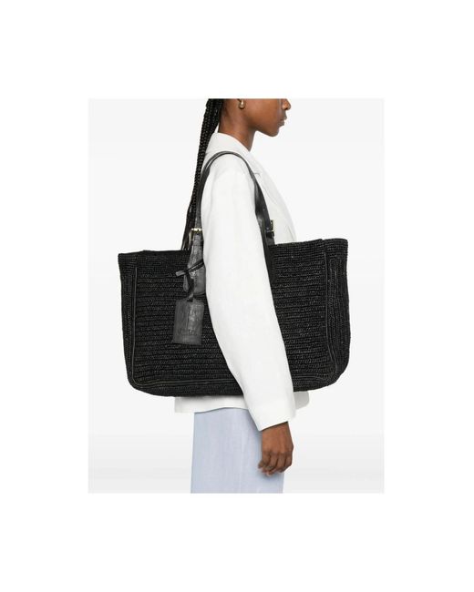 IBELIV Black Shopping Bags