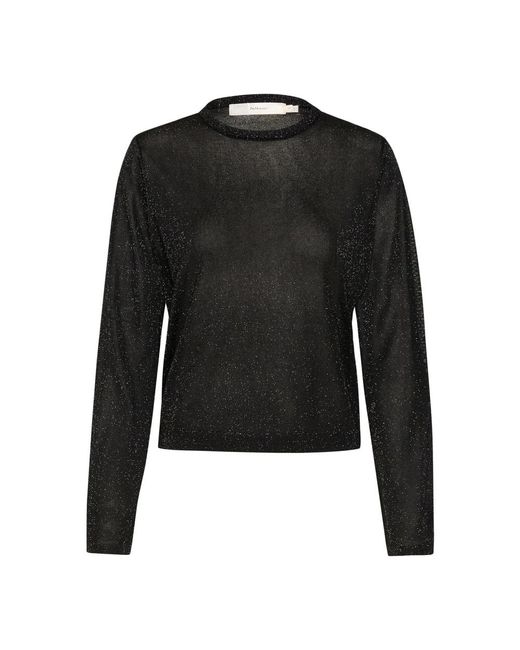 Inwear Zwarte Glitter Gebreide Trui in het Black