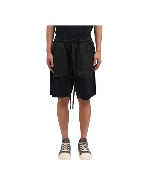 Thom Krom Black Casual Shorts for men
