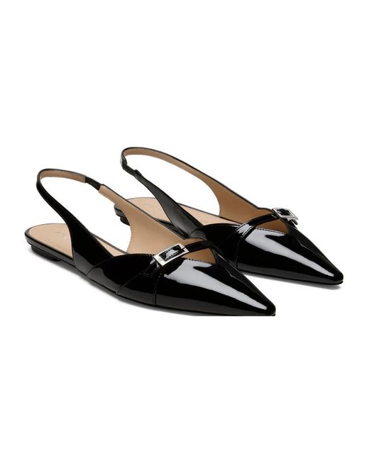 Stuart Weitzman Black Ballerina Shoes