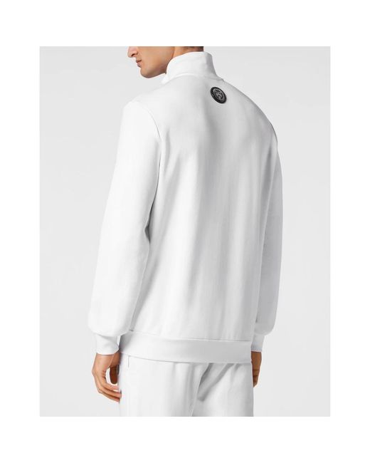Philipp Plein Jogging Jacket Scratch in het White voor heren