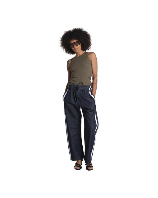 Joseph Blue Wide Jeans