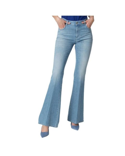 Kocca Jeans > Flared Jeans in het Blue