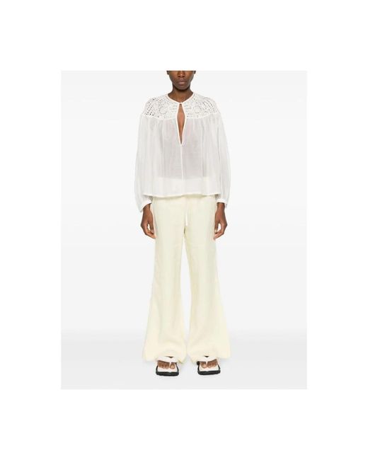 Forte Forte Yellow Wide Trousers