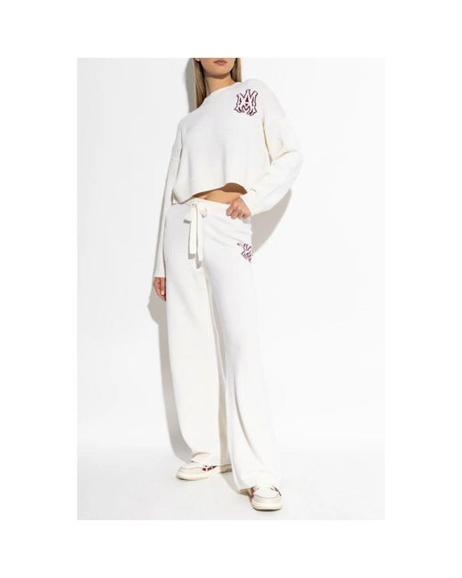 Wide Trousers Amiri en coloris White