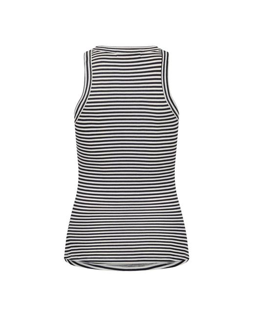 Sofie Schnoor Black Sleeveless Tops