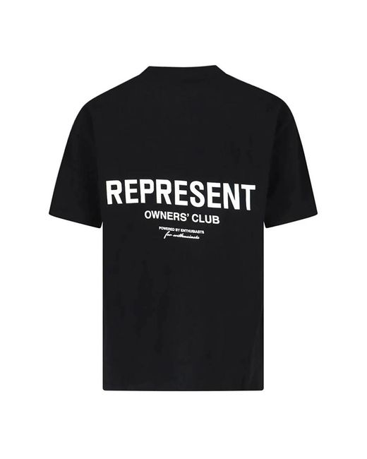 Represent Black T-Shirts for men