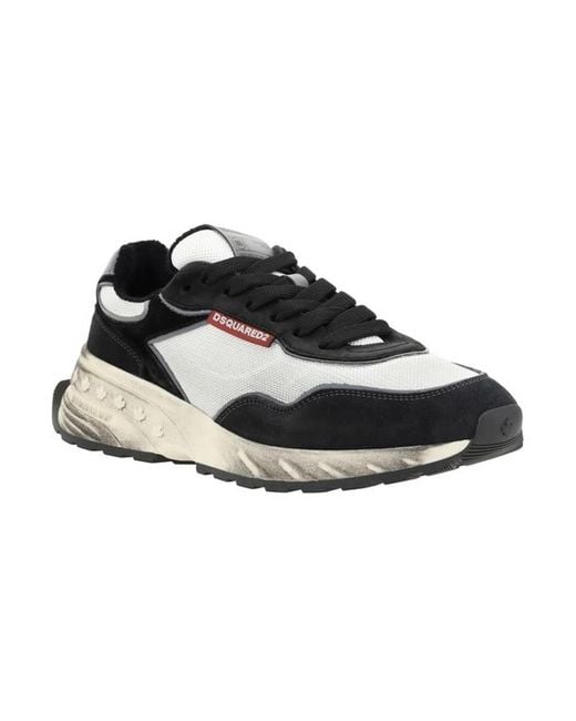DSquared² Black Sneakers for men