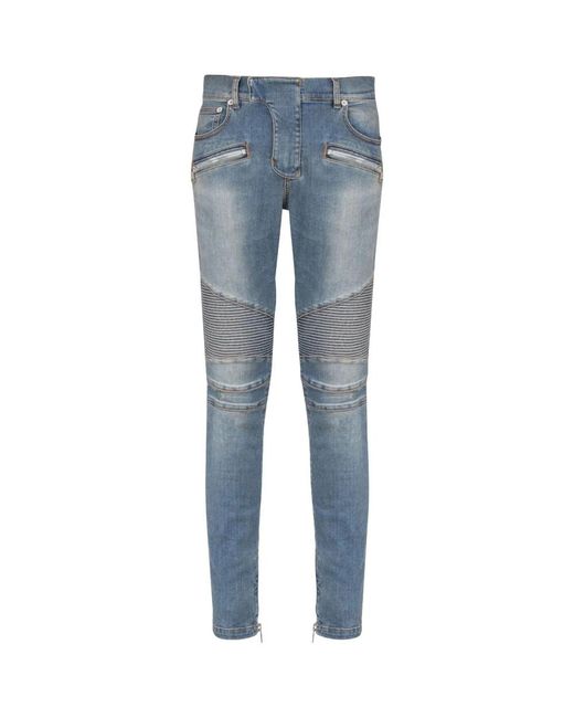 Balmain Biker Jeans in het Blue voor heren