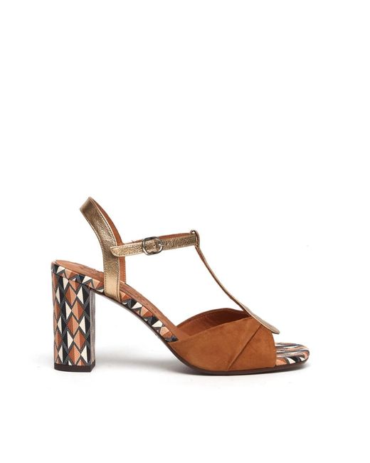 High heel sandals Chie Mihara de color Brown