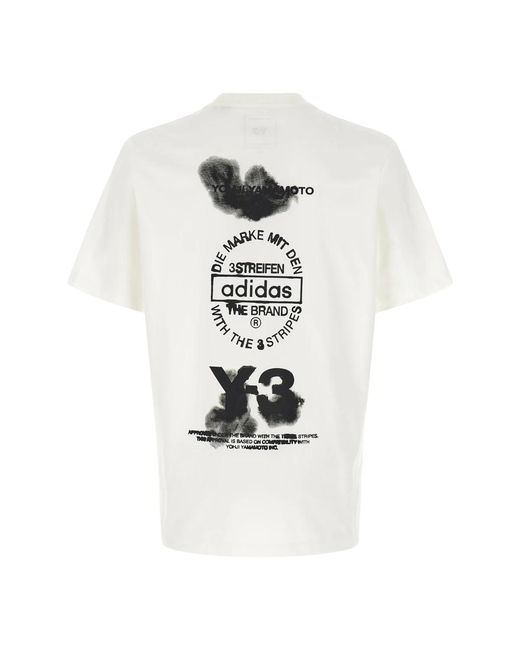 Y-3 White T-Shirts for men