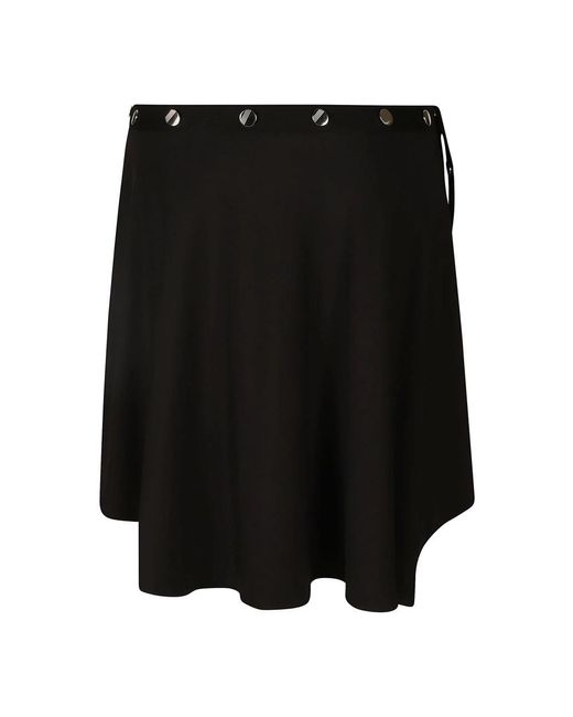 The Attico Black Short Skirts