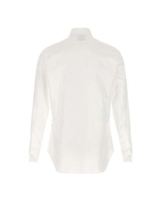 Finamore 1925 White Formal Shirts for men