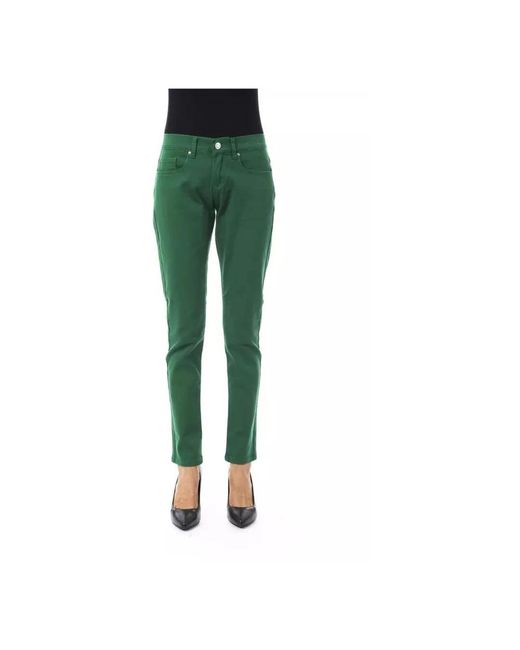 Byblos Green Slim-Fit Jeans
