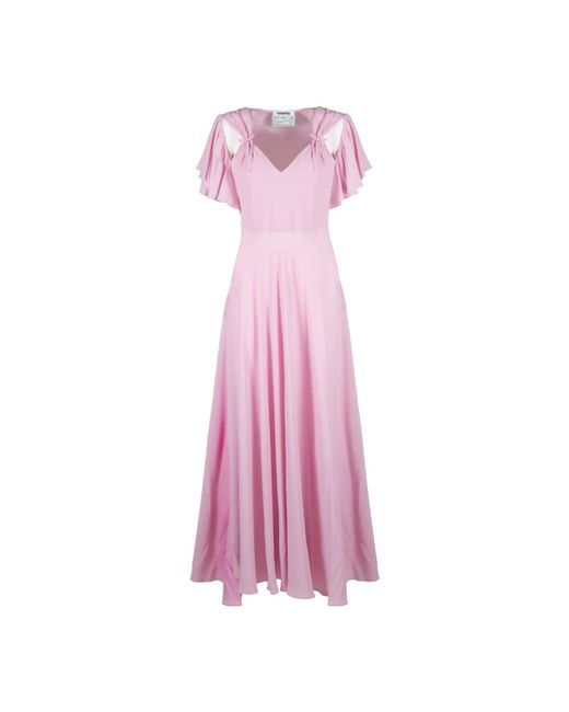 Vivetta Pink Maxi Dresses