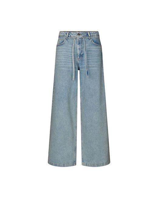 Modström Blue Isoldemd Solid Pants
