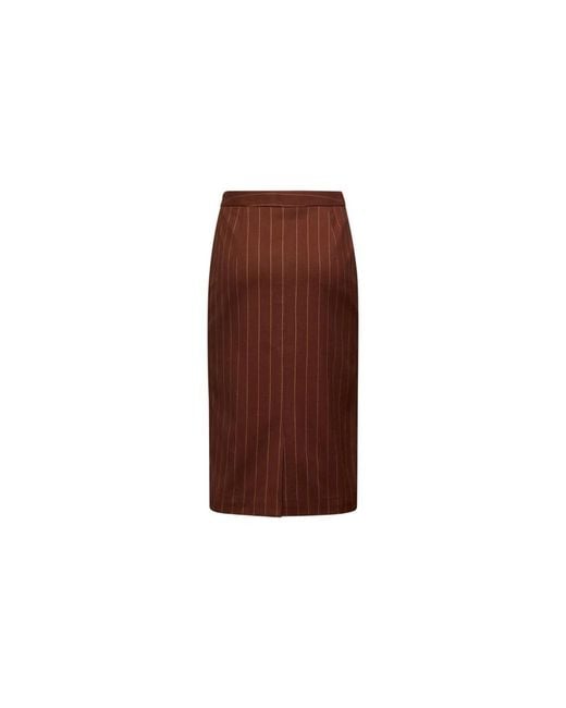 Silvian Heach Midi Skirts in het Brown
