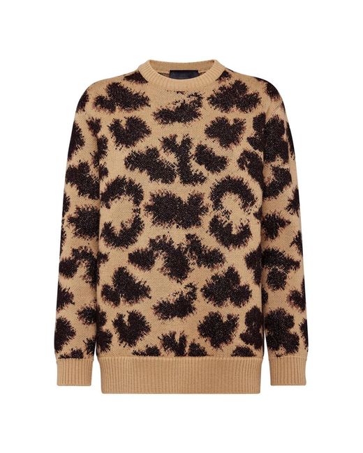 Philipp Plein Round-Neck Knitwear in het Brown