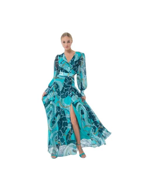 Dresses > day dresses > wrap dresses Fracomina en coloris Blue