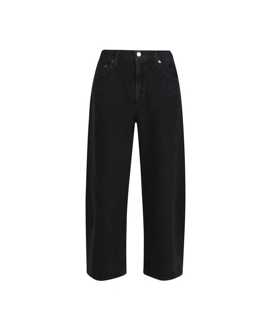 Agolde Black Wide Jeans