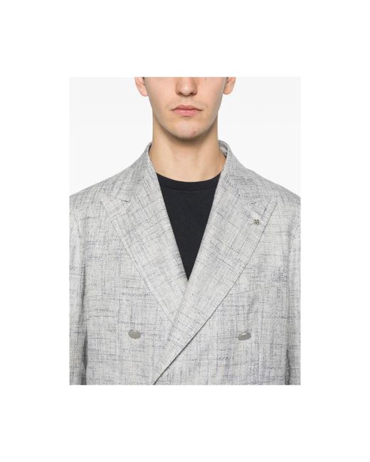 Tagliatore Montecarlo Jacket in het Gray voor heren