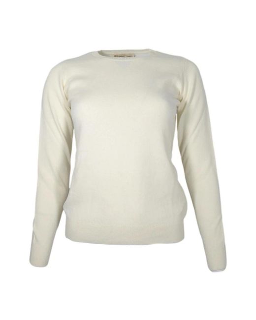 Cashmere Company Gray Round-Neck Knitwear