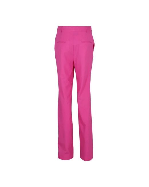 GIUSEPPE DI MORABITO Pink Wide Trousers