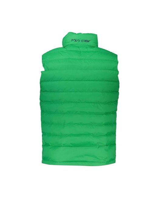 La Martina Green Waistcoats for men