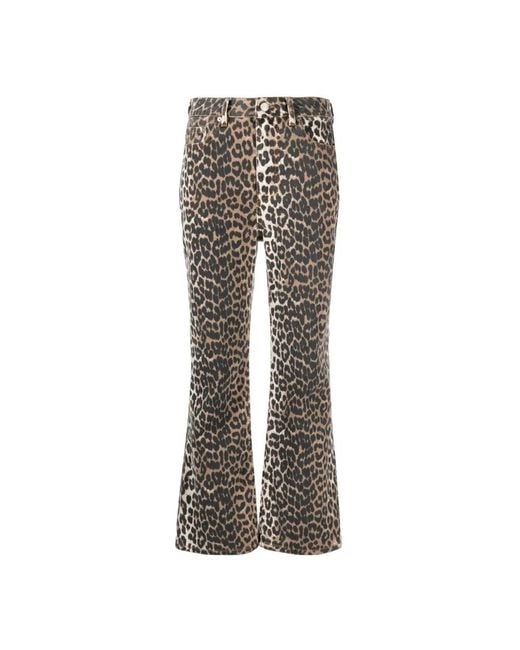Ganni Gray Flare Jeans