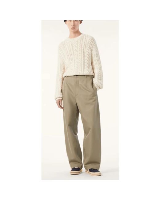 Loro Piana White Round-Neck Knitwear