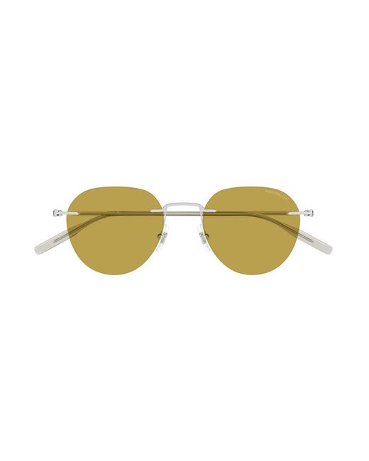 Montblanc Metallic Sunglasses for men