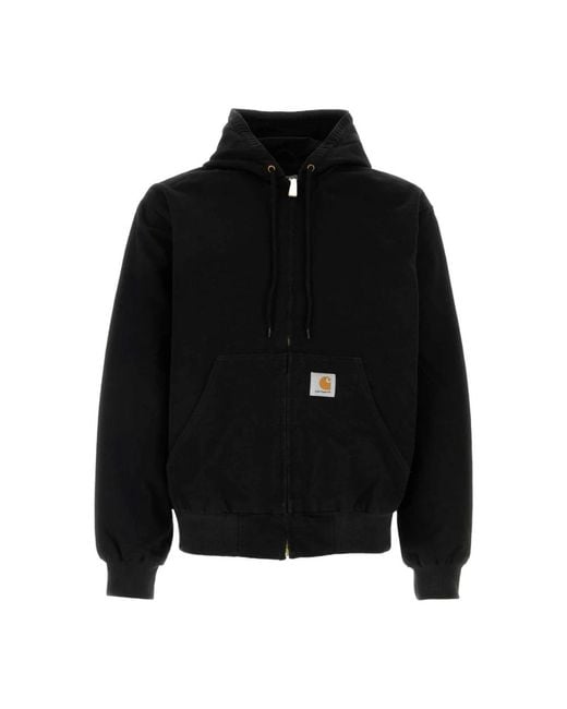 Carhartt Zip-Throughs in het Black voor heren