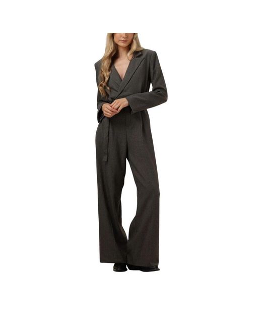 Notre-v Black Eleganter Grauer Jumpsuit Für Frauen