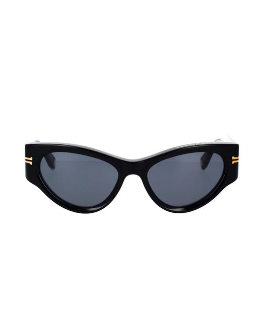 Marc Jacobs Blue Stilvolle und mutige sonnenbrille