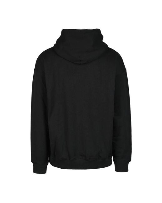 DIESEL Black Hoodies for men
