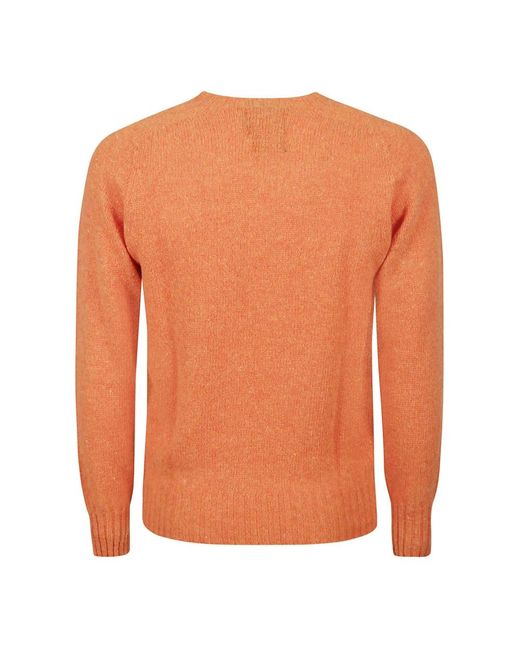 Howlin' By Morrison Orange Round-Neck Knitwear for men